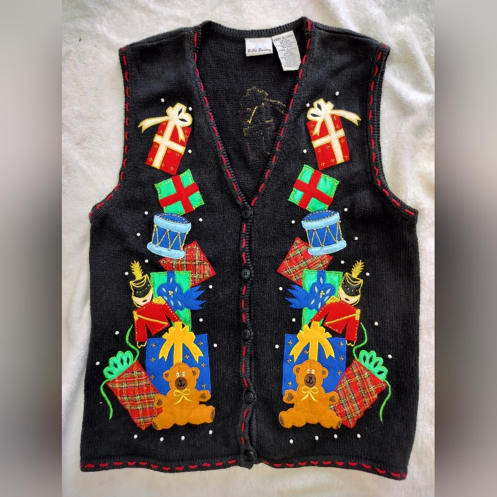 Bobbie Brooks Christmas Vest 12/14